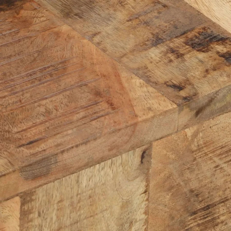 Meuble TV 110x30x40 cm Bois massif de manguier - 6