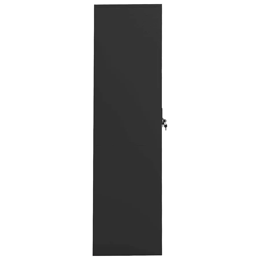Garde-robe Anthracite 80x50x180 cm Acier - 3