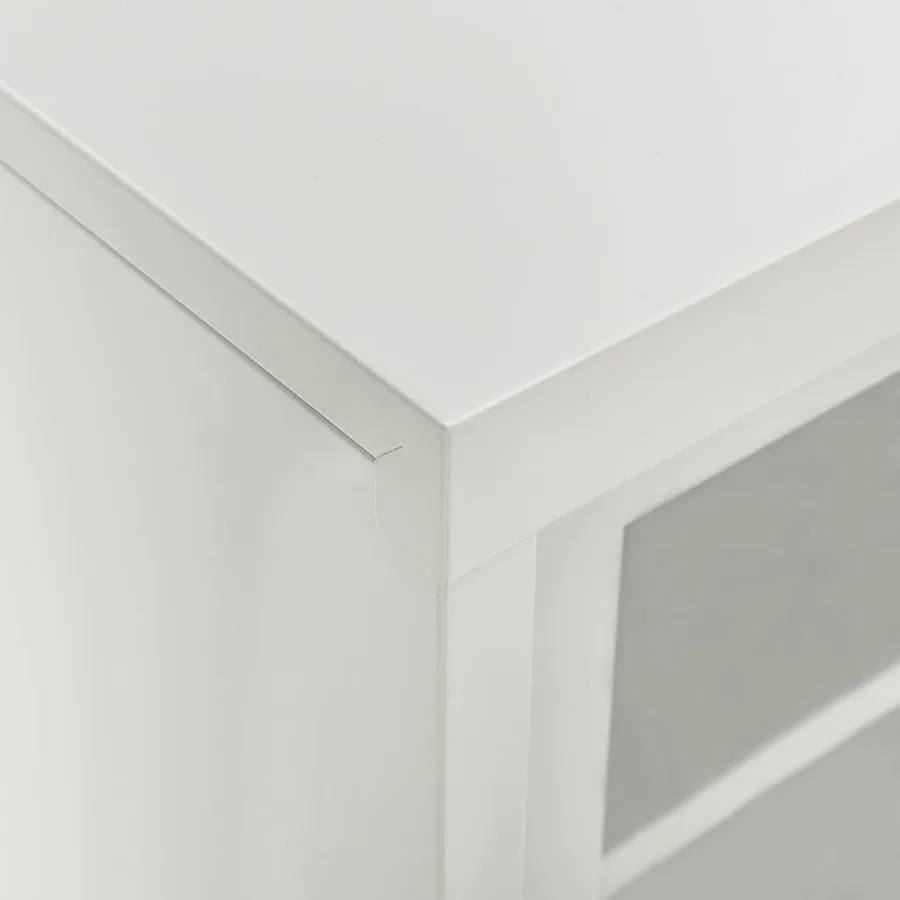 Armoire à portes coulissantes Gris clair 90x40x90 cm Acier - 6