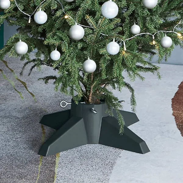 Support de sapin de Noël Vert 55,5x55,5x15 cm