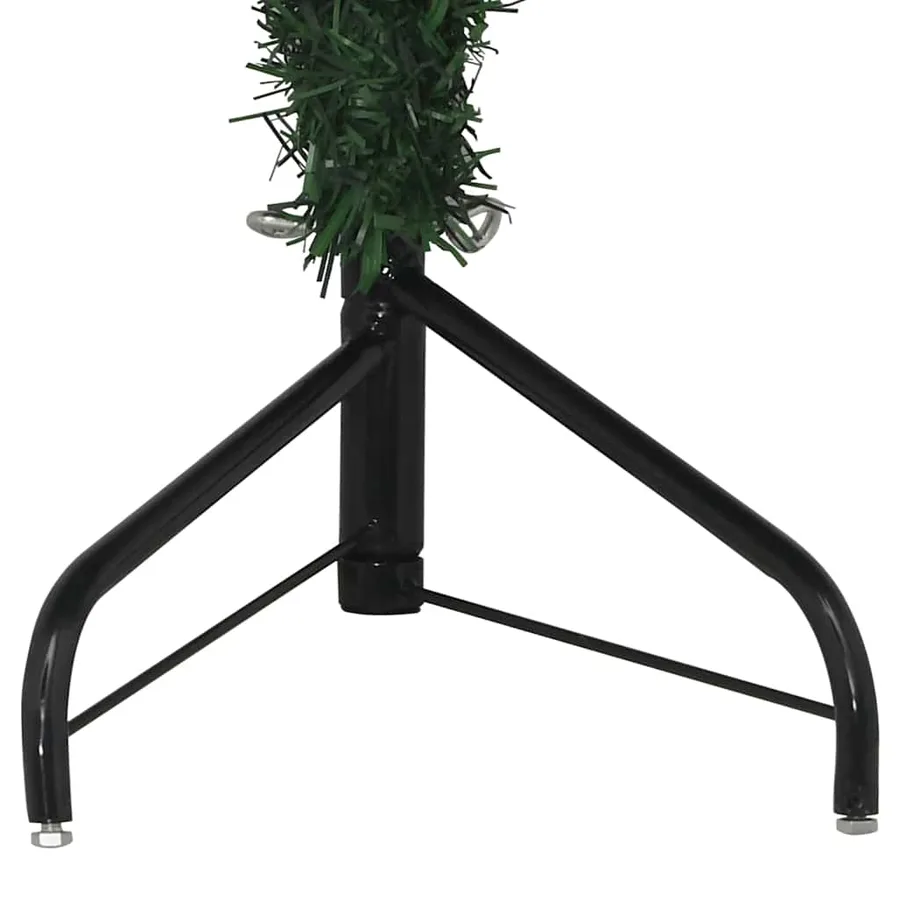 Sapin de Noël artificiel d'angle Vert 120 cm PVC - 5