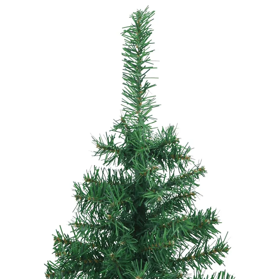 Sapin de Noël artificiel d'angle Vert 120 cm PVC - 6