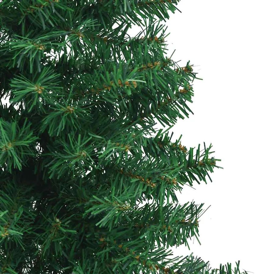 Sapin de Noël artificiel d'angle Vert 120 cm PVC - 7