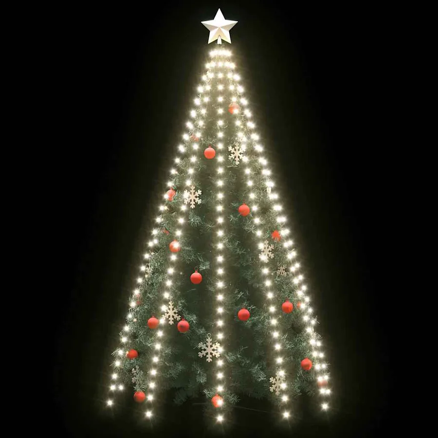 Guirlande lumineuse d'arbre de Noël 300 LED Blanc froid 300 cm - 3