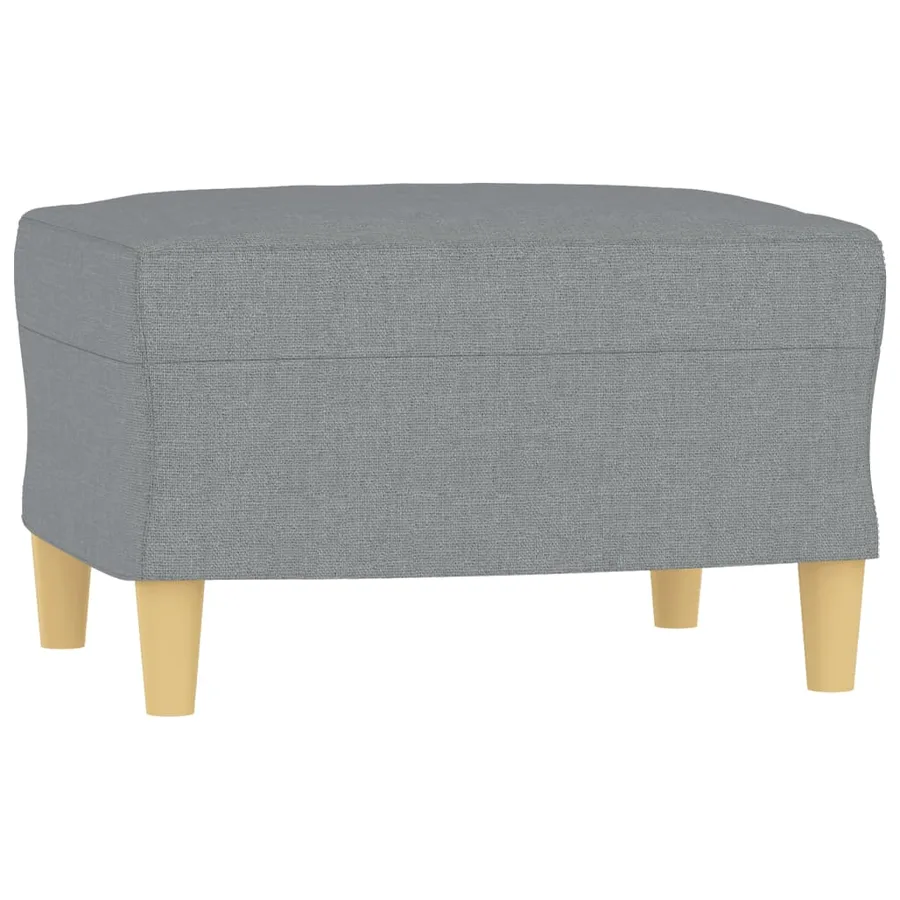 Ensemble de canapés 4 pcs avec coussins Gris clair Tissu - 6