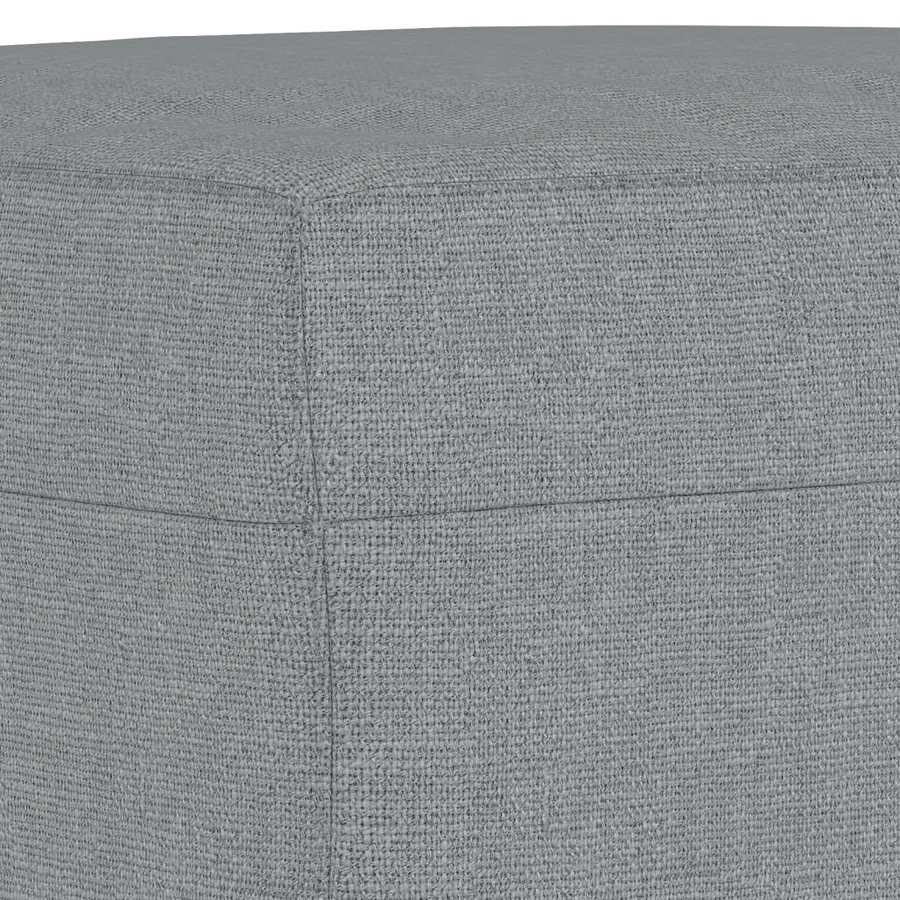 Ensemble de canapés 4 pcs avec coussins Gris clair Tissu - 8