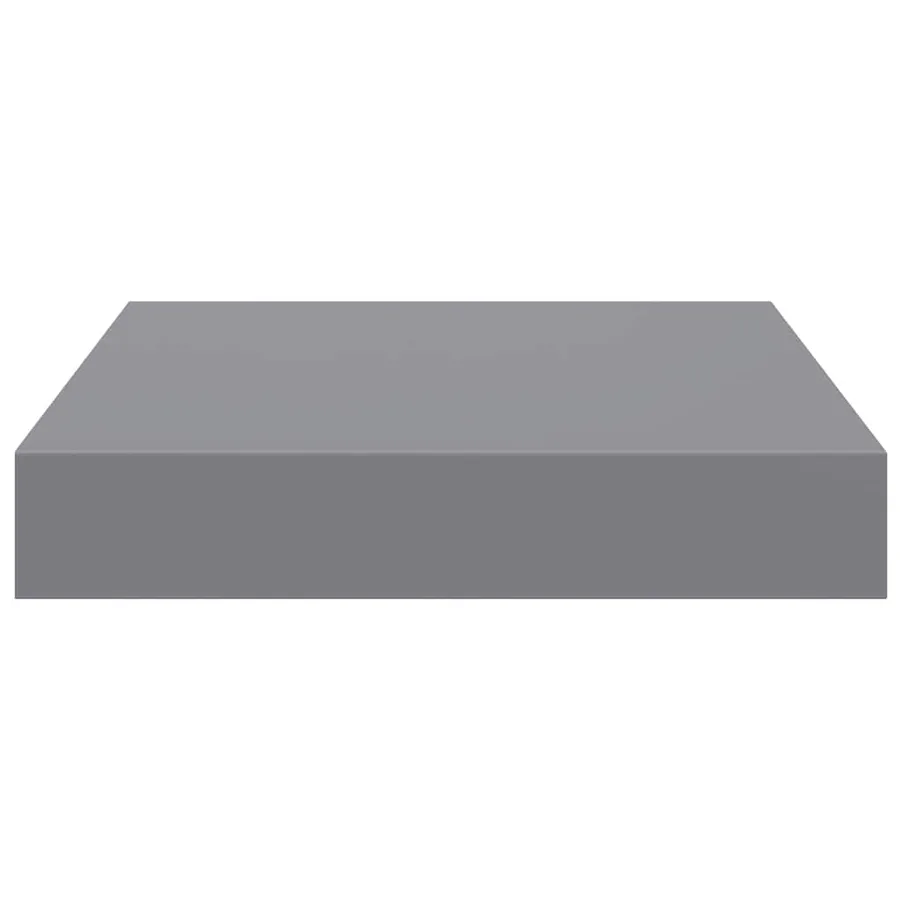 Étagères murales flottantes 4 pcs gris 23x23,5x3,8 cm MDF - 7