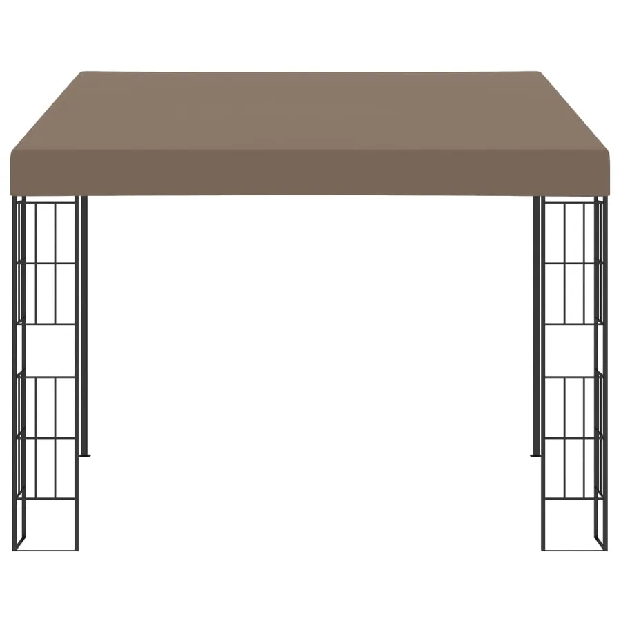 Belvédère mural 3x3 m Taupe Tissu - 2