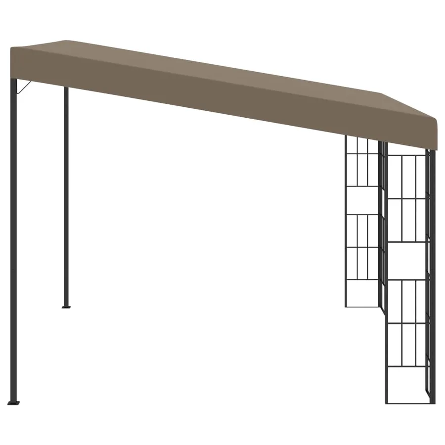 Belvédère mural 3x3 m Taupe Tissu - 3