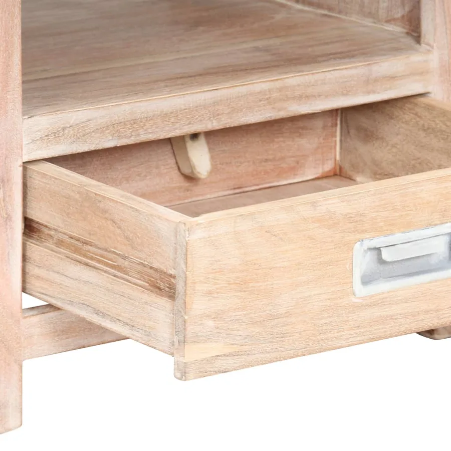 Table de chevet 40x30x60 cm Bois d'acacia massif - 7