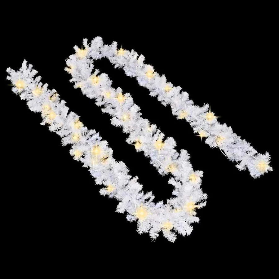 Guirlande de Noël avec lumières LED 10 m Blanc - 4