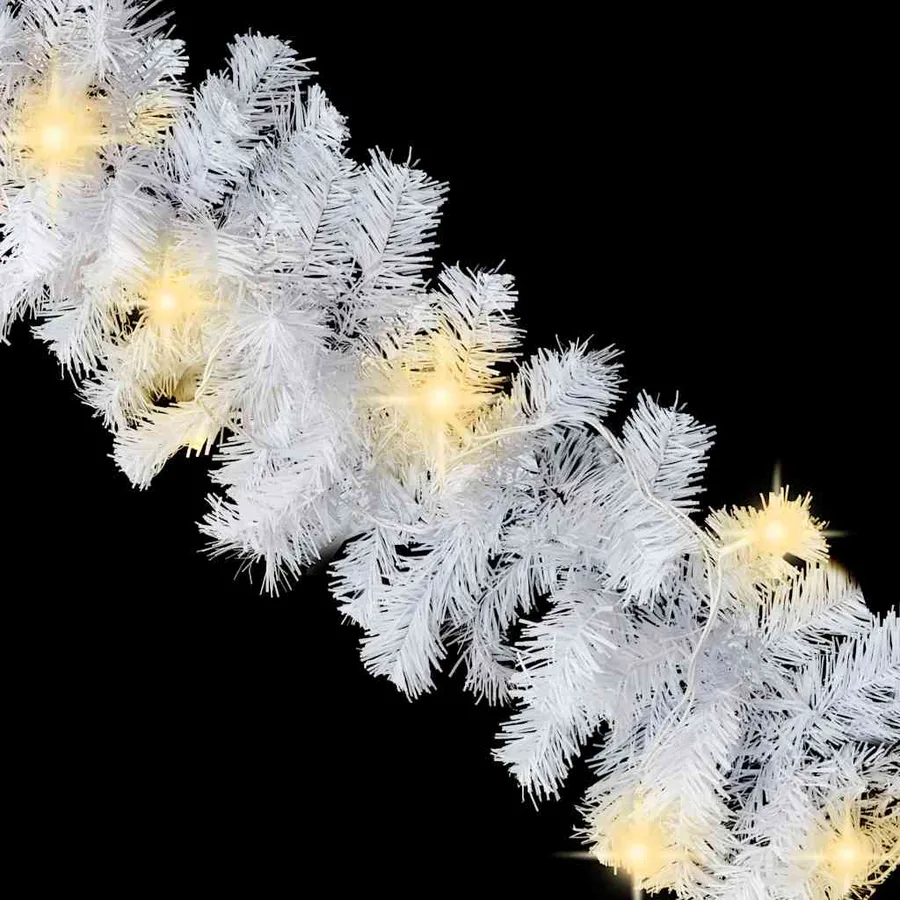 Guirlande de Noël avec lumières LED 10 m Blanc - 6