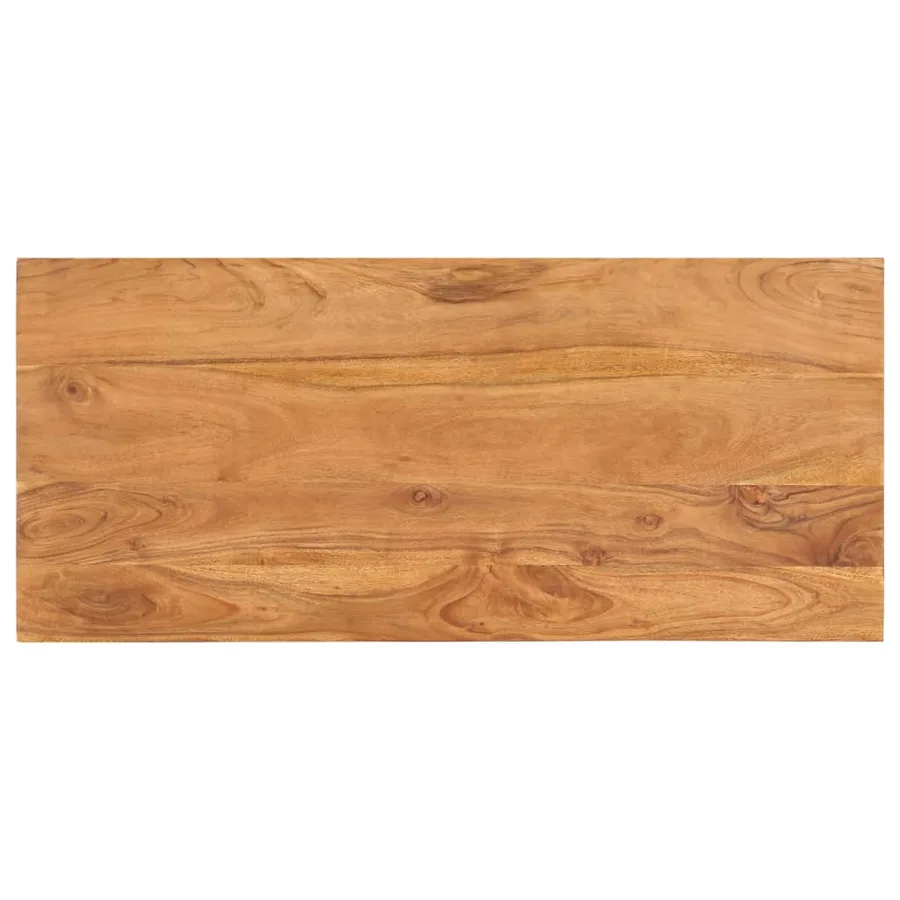 Table basse 100x45x33 cm Bois d'acacia massif - 4