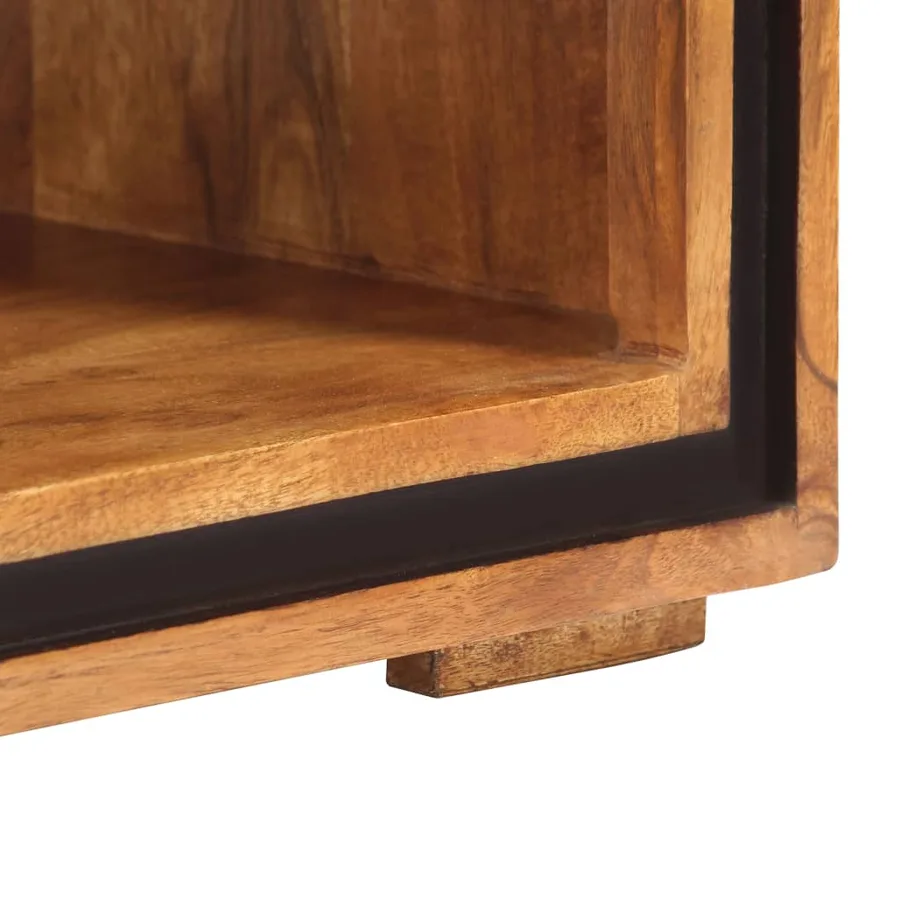 Table basse 100x45x33 cm Bois d'acacia massif - 6