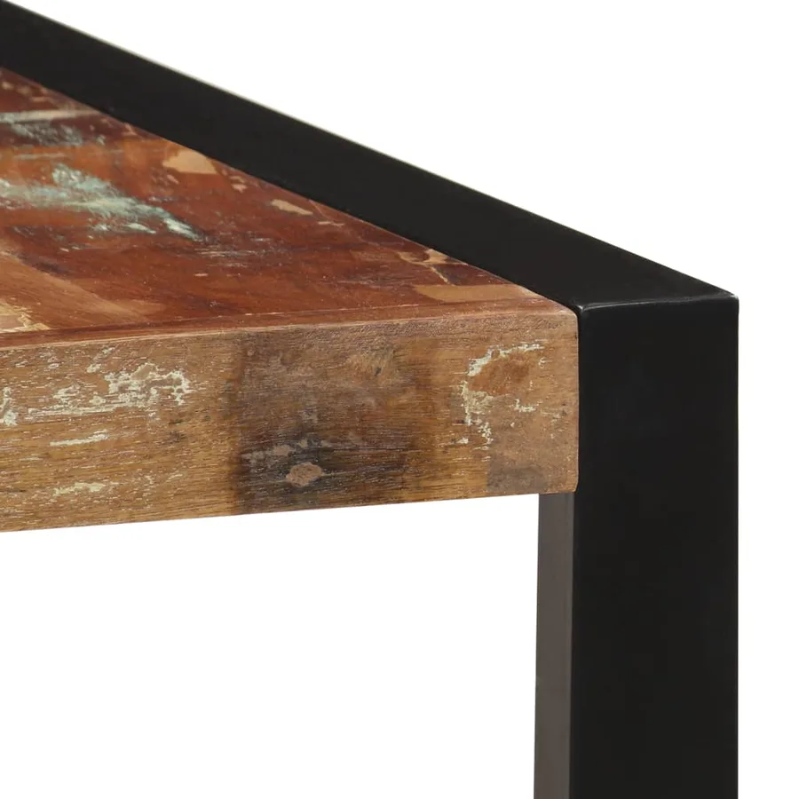 Table à manger 160x80x75 cm Bois de récupération massif - 4