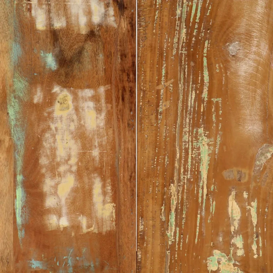 Table à manger 160x80x75 cm Bois de récupération massif - 7