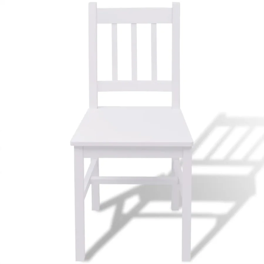 Ensemble de salle à manger 5 pièces Pinède Blanc - 4