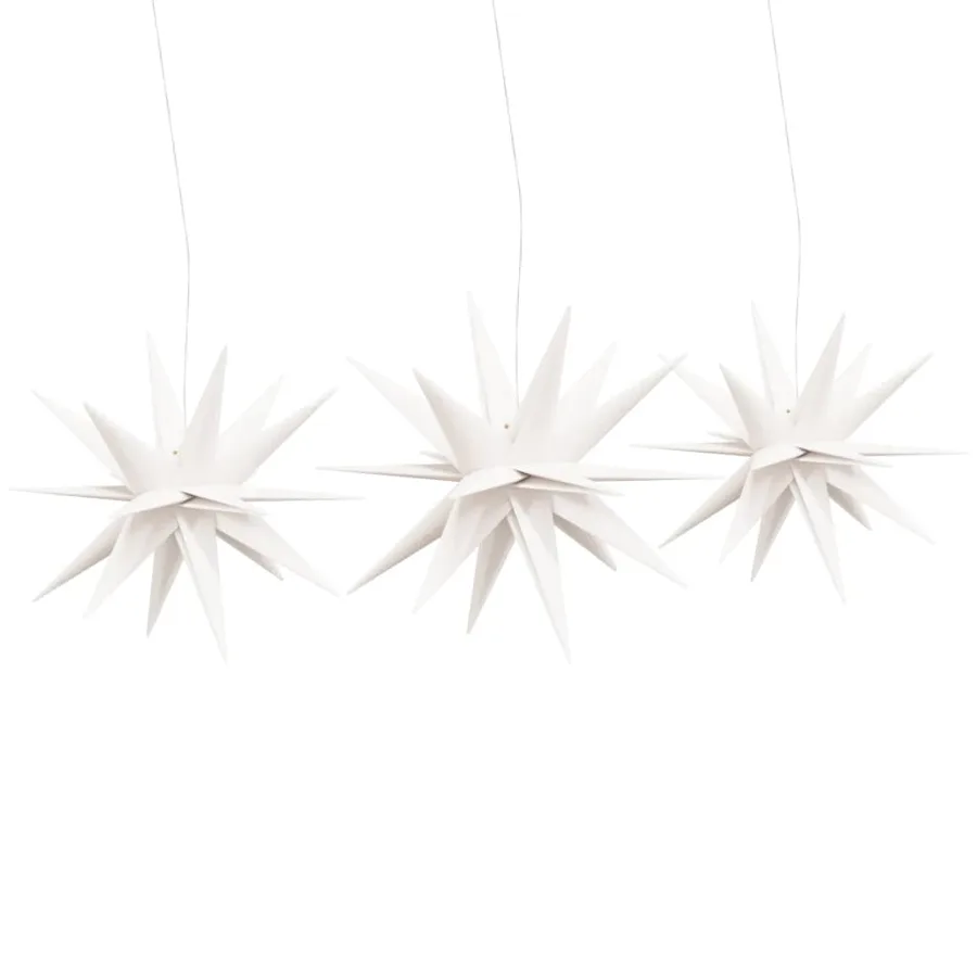 Lumières de Noël avec LED 3 pcs pliable blanc - 4