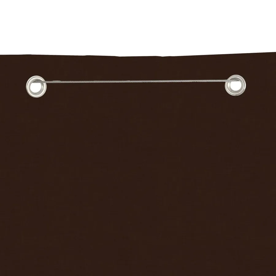 Écran de balcon Marron 140x240 cm Tissu Oxford - 3