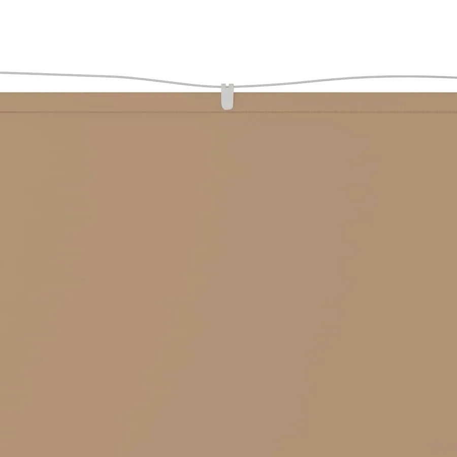 Auvent vertical Taupe 140x800 cm Tissu oxford - 3