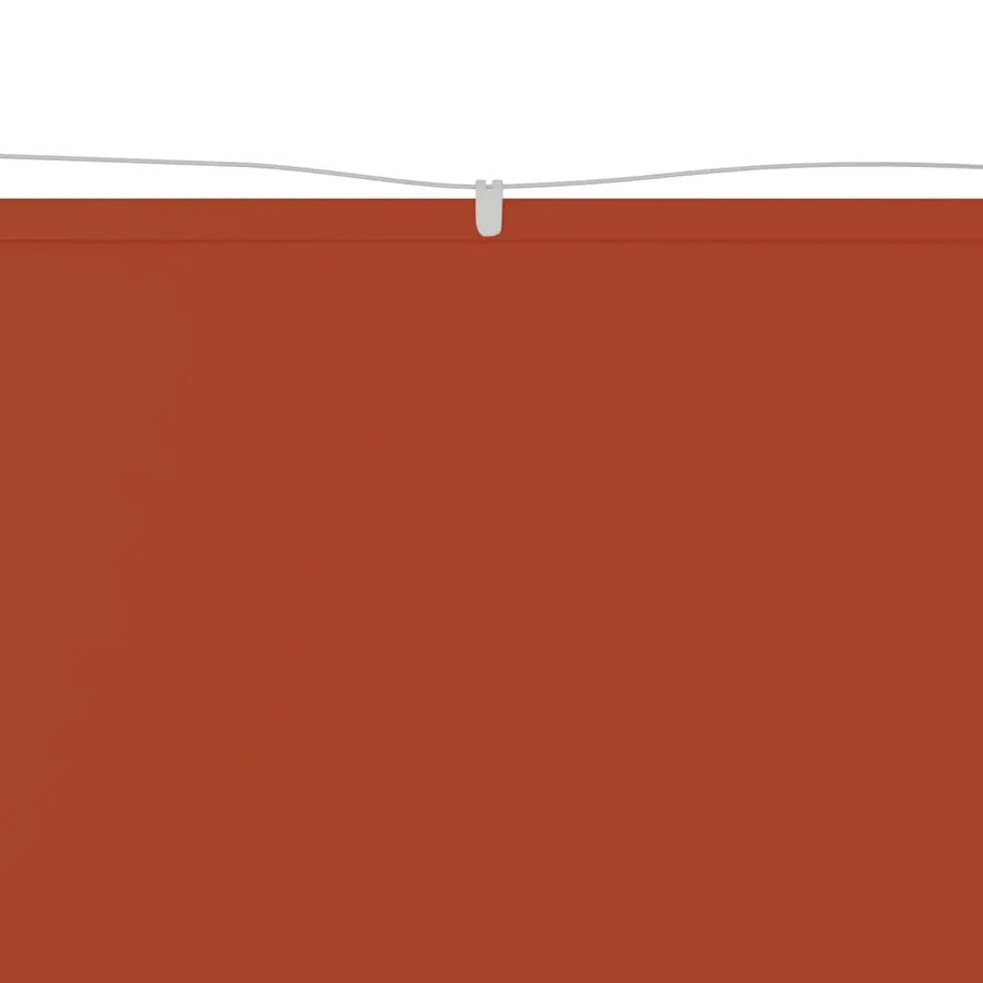 Auvent vertical Terre cuite 140x420 cm Tissu oxford - 3