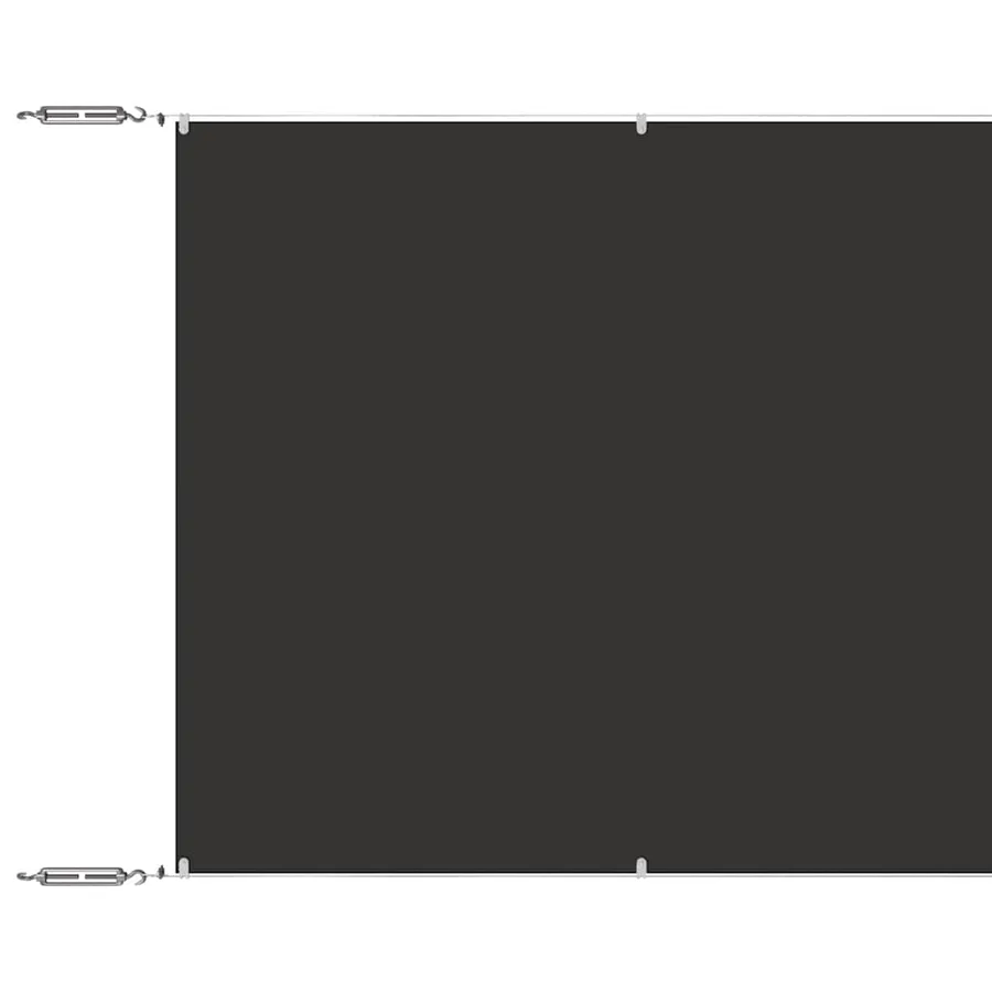 Auvent vertical Anthracite 100x1200 cm Tissu oxford - 2
