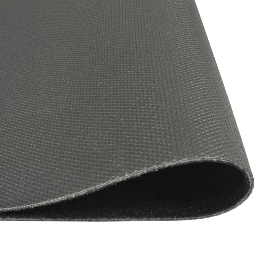 Tapis de cuisine lavable impression cuisine noir 45x150 cm - 3