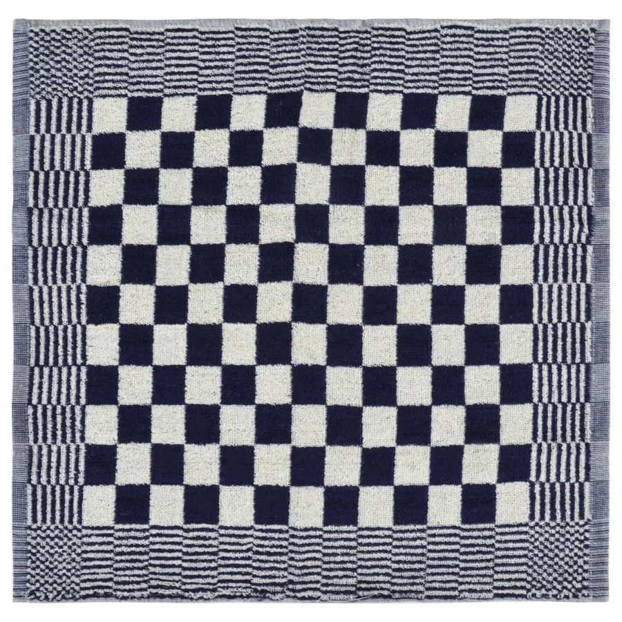 Ensemble de serviettes 10 pcs bleu et blanc coton - 10
