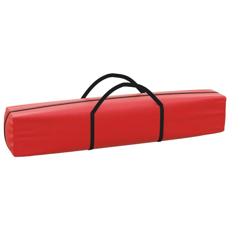 Tente de réception pliable avec parois Rouge 3x3 m - 8