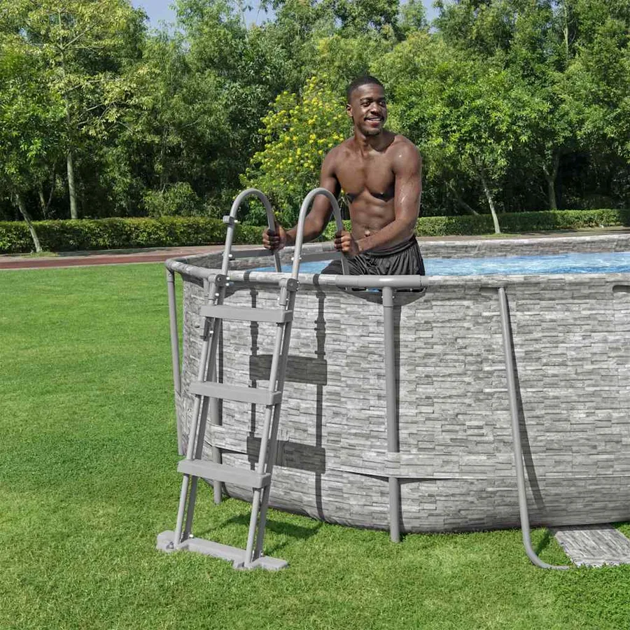 Bestway Ensemble de piscine Power Steel 488x305x107 cm - 11