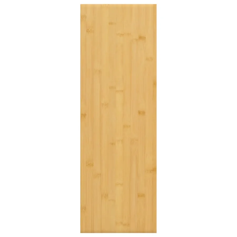 Étagère murale 60x20x4 cm bambou - 2