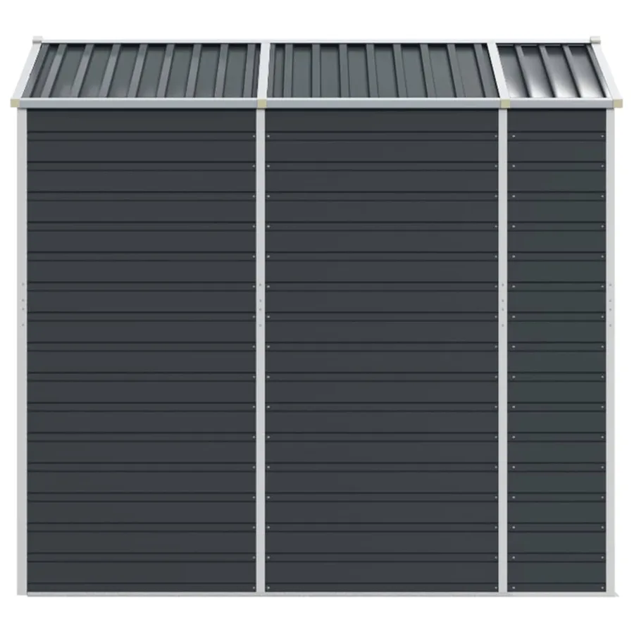 Abri de jardin anthracite 191x215x198 cm acier galvanisé - 6