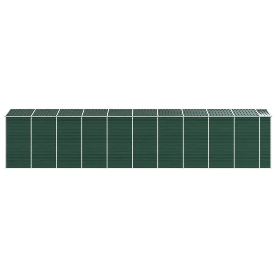 Abri de jardin vert 191x895x198 cm acier galvanisé - 6