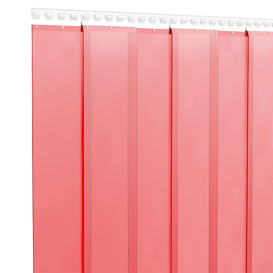 Rideau de porte rouge 300 mmx2,6 mm 25 m PVC - 3