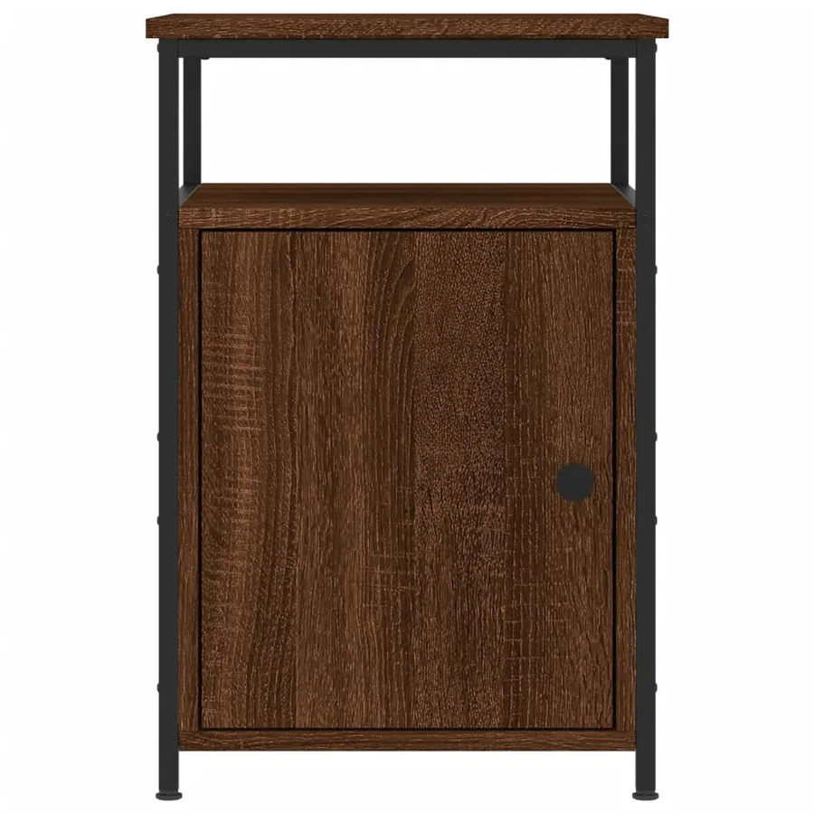 Tables de chevet 2pcs Chêne marron 40x42x60cm Bois d'ingénierie - 7