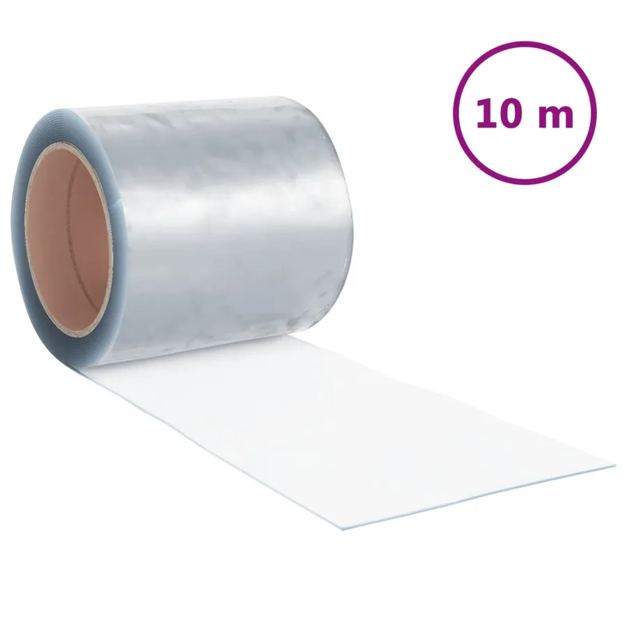 Rideau de porte transparent 200 mmx1,6 mm 10 m PVC - 2