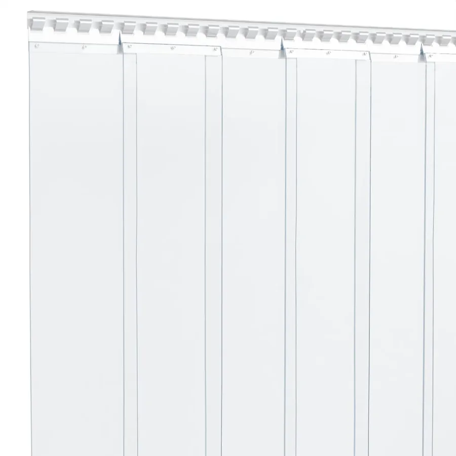 Rideau de porte transparent 200 mmx1,6 mm 10 m PVC - 3