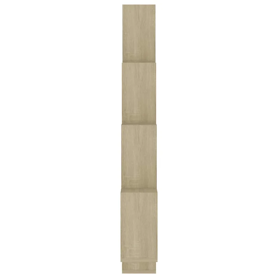 Étagère murale cube Chêne sonoma 90x15x119 cm Bois d’ingénierie - 5