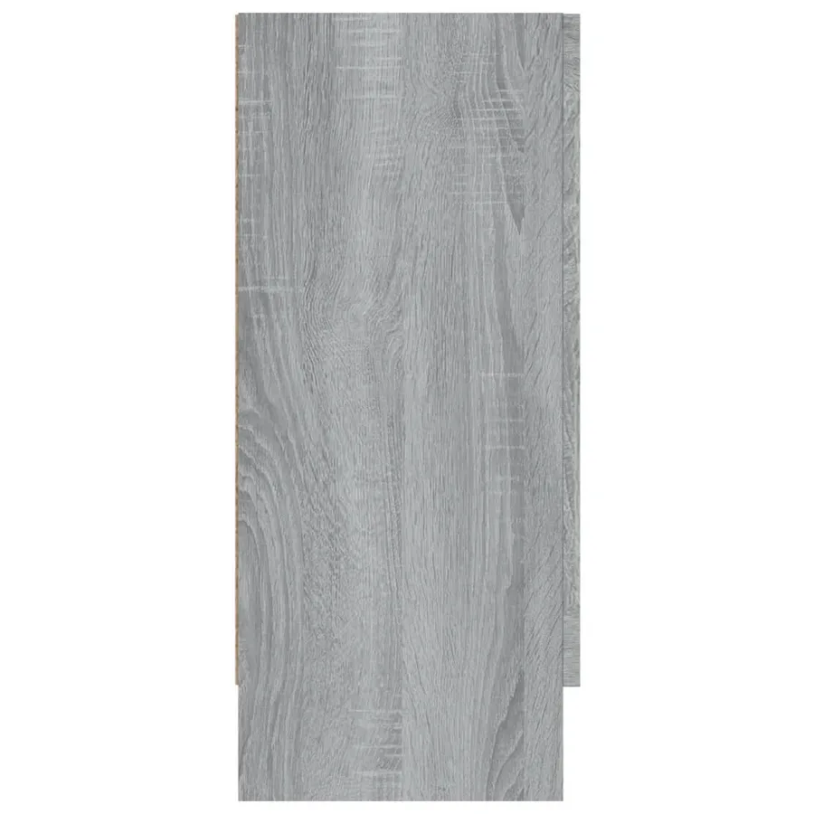 Armoire à vitrine Sonoma gris 120x30,5x70 cm Bois d'ingénierie - 6