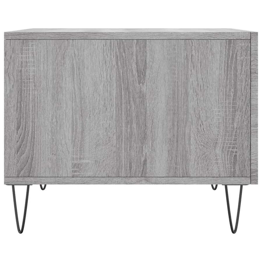 Tables basses 2 pcs sonoma gris 50x50x40 cm bois d'ingénierie - 8