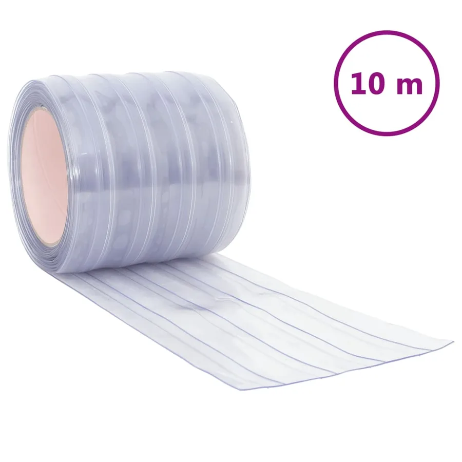 Rideau de porte transparent 200 mmx1,6 mm 10 m PVC - 2