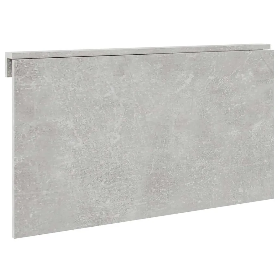 Table murale pliable Gris béton 100x60x56 cm Bois d'ingénierie - 5