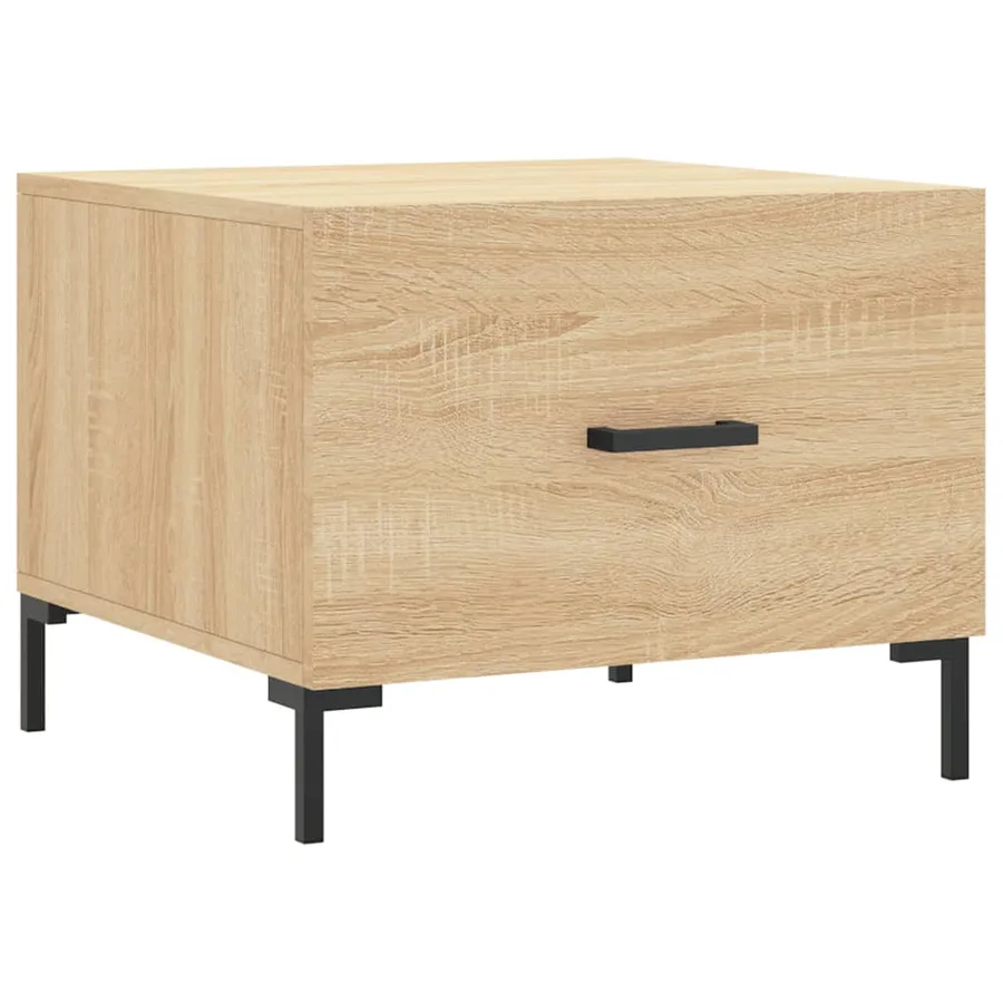 Tables basses 2 pcs chêne sonoma 50x50x40 cm bois d'ingénierie - 5
