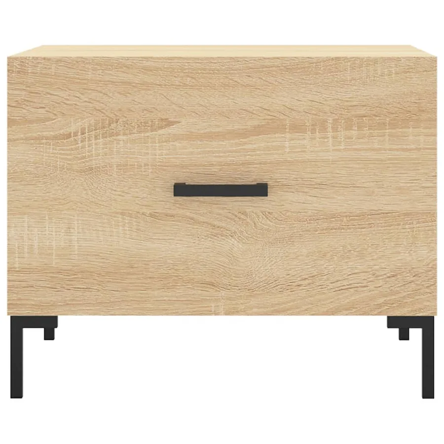 Tables basses 2 pcs chêne sonoma 50x50x40 cm bois d'ingénierie - 6