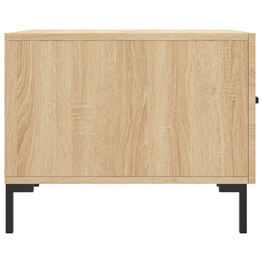 Tables basses 2 pcs chêne sonoma 50x50x40 cm bois d'ingénierie - 8