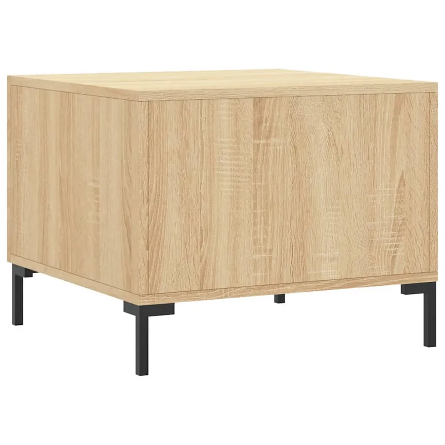 Tables basses 2 pcs chêne sonoma 50x50x40 cm bois d'ingénierie - 9