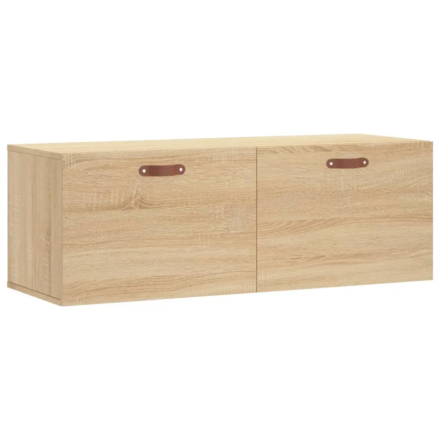 Armoire murale chêne sonoma 100x36,5x35 cm bois d'ingénierie - 2
