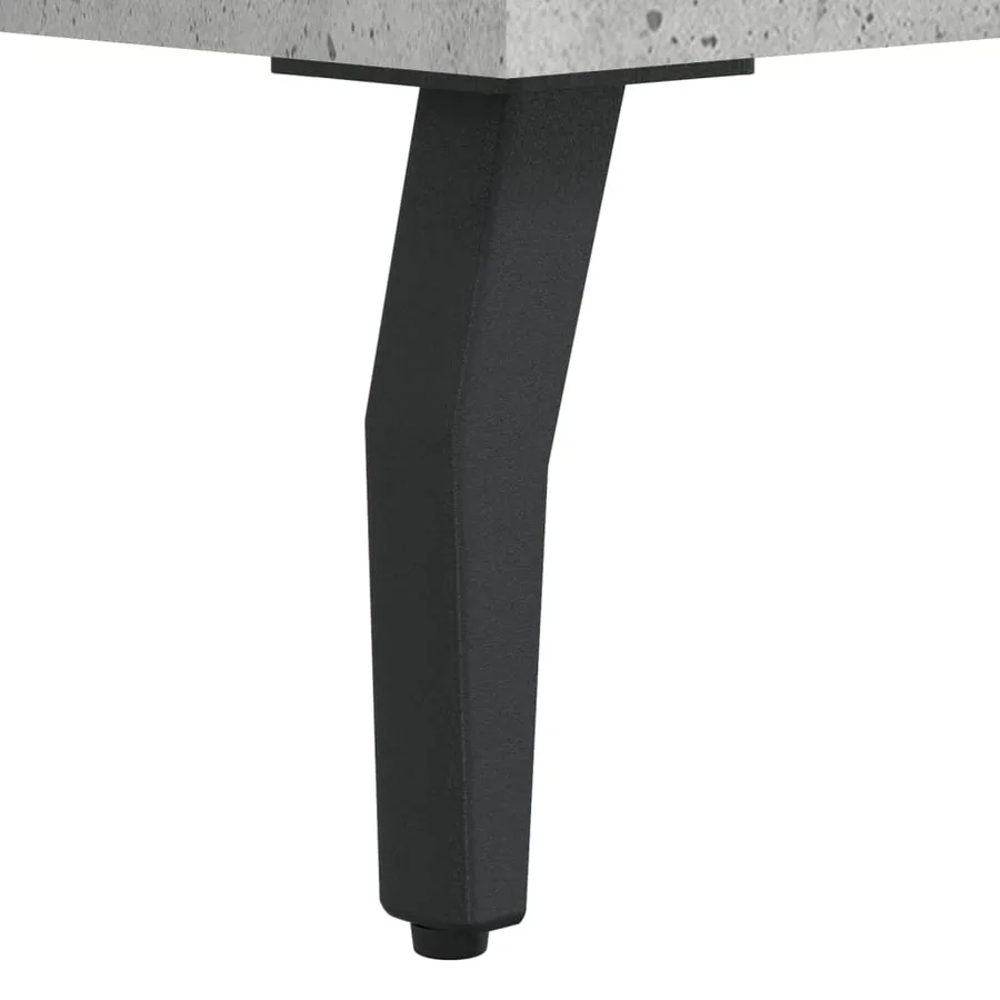 Table basse gris béton 50x50x40 cm bois d'ingénierie - 10