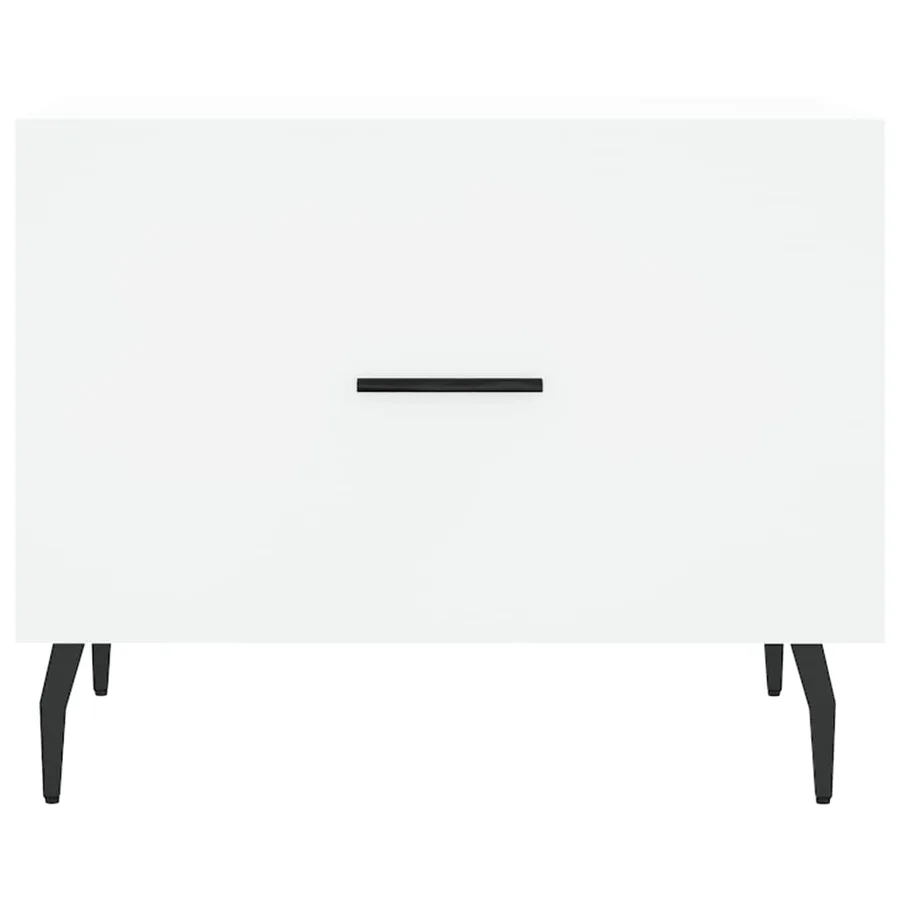 Tables basses 2 pcs blanc 50x50x40 cm bois d'ingénierie - 6