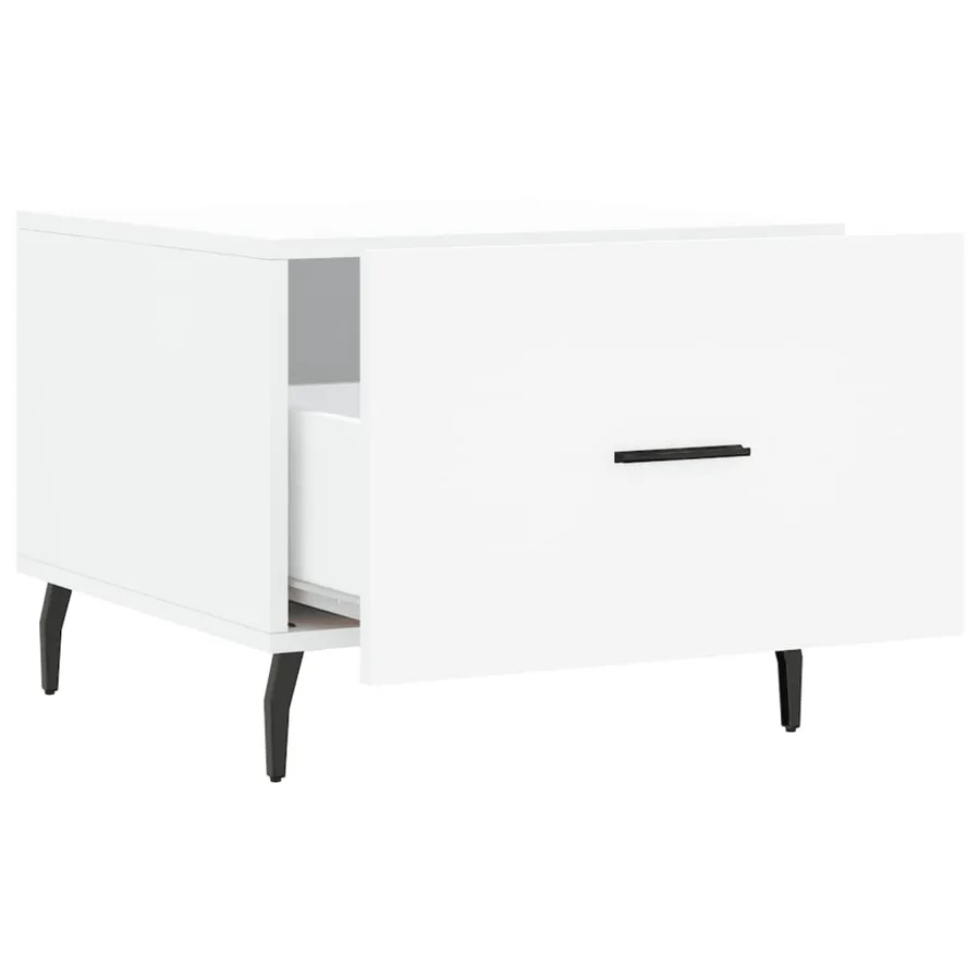 Tables basses 2 pcs blanc 50x50x40 cm bois d'ingénierie - 7